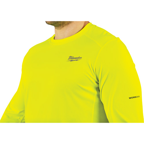 Workskin Lightweight High Visibility Shirt, Men's, Small, Yellow Oxford Builders Supplies Inc