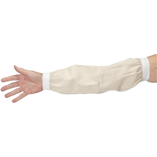 Sleeves, 18", Cotton, White Oxford Builders Supplies Inc