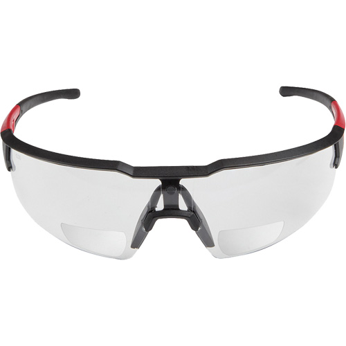 Magnified Safety Glasses, Anti-Scratch, Clear, 1.0 Diopter Oxford Builders Supplies Inc
