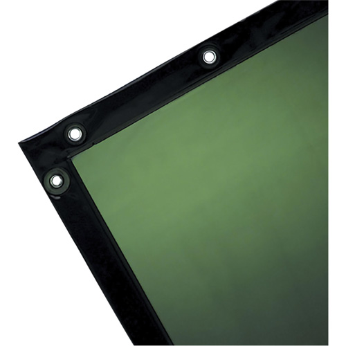 Rideau pour soudure, 72" x 72", Transparence Moyenne, Vert Oxford Builders Supplies Inc