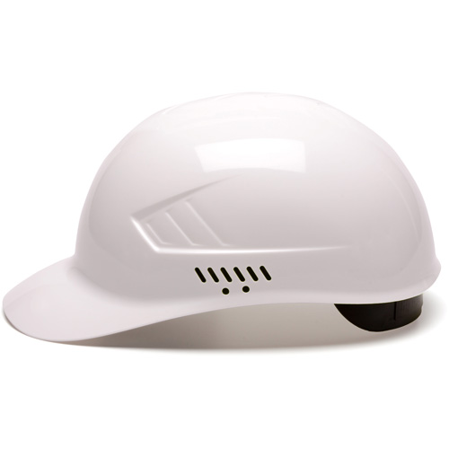 Ridgeline Bump Cap, Pinlock Suspension, White Oxford Builders Supplies Inc
