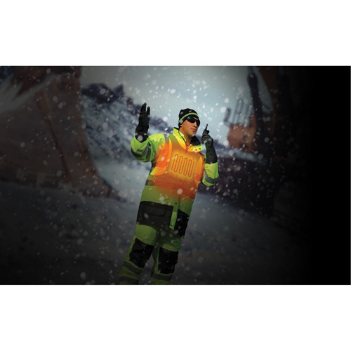 Boss&reg; Therm Base Layer Heated Vest, Men's, One-Size, Black Oxford Builders Supplies Inc