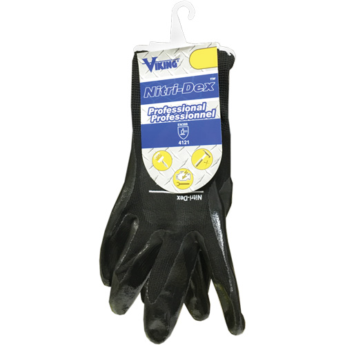 Gants de travail Nitri-Dex, 7, Rev&ecirc;tement Nitrile, EN 388 niveau 1 Oxford Builders Supplies Inc