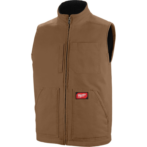 Veste doubl&eacute;e en sherpa ultra-r&eacute;sistante, Hommes, Petit, Brun Oxford Builders Supplies Inc