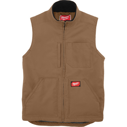 Veste doubl&eacute;e en sherpa ultra-r&eacute;sistante, Hommes, Petit, Brun Oxford Builders Supplies Inc