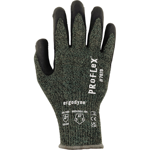 Gants enduit de nitrile r&eacute;sistant &agrave; la coupe ProFlex 7070, Petit, Calibre 13, Rev&ecirc;tement Nitrile, ASTM ANSI niveau A7/EN 388 niveau F Oxford Builders Supplies Inc