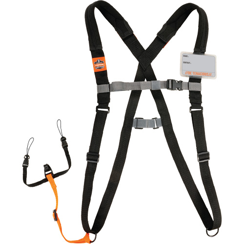 Squids 3138 Padded Barcode Scanner Harness & Lanyard for Mobile Computers, Fixed Length, Loop Oxford Builders Supplies Inc