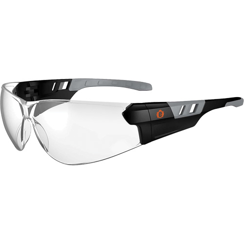 Lunettes de s&eacute;curit&eacute; sans monture Skullerz SAGA, Lentille Transparent, Anti-&eacute;gratignures, ANSI Z87+/R&eacute;pond ou surpasse la norme CSA Z94.3 Oxford Builders Supplies Inc