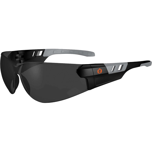 Lunettes de s&eacute;curit&eacute; sans monture Skullerz SAGA, Lentille Fum&eacute;e, Anti-&eacute;gratignures, ANSI Z87+/R&eacute;pond ou surpasse la norme CSA Z94.3 Oxford Builders Supplies Inc