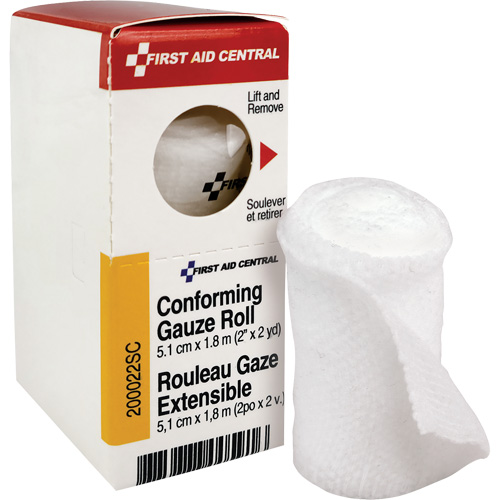 Recharge de bandage en gaze &eacute;tirable et conforme SmartCompliance, Rouleau, 6' lo x 2" la, St&eacute;rile, Dispositif m&eacute;dical Classe 1 Oxford Builders Supplies Inc
