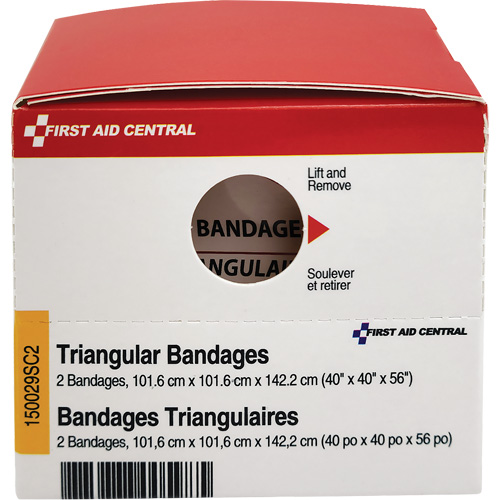 SmartCompliance&reg; Refill Triangular Bandages Oxford Builders Supplies Inc