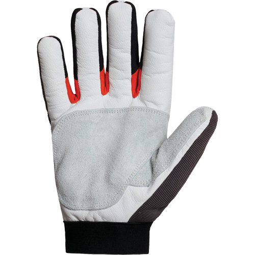 Clutch Gear&reg; Thinsulate Mechanic's Gloves, Grain Goatskin/Split Leather Palm, Size Small/7 Oxford Builders Supplies Inc