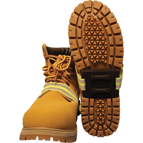 Dispositif de traction &agrave; semelle interm&eacute;diaire avec talon d&eacute;fini Icetred, Caoutchouc/Carbure de tungst&egrave;ne, Traction Crampon, Taille unique Oxford Builders Supplies Inc