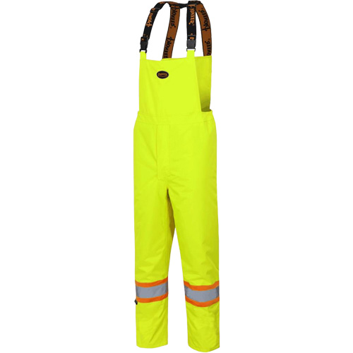 5054 Salopettes isol&eacute;es The Rock 300D, Polyester, Petit, Jaune lime haute visibilit&eacute; Oxford Builders Supplies Inc