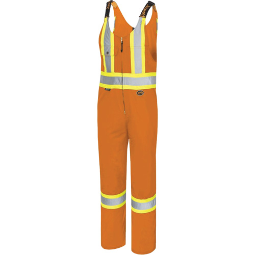 6617T Salopettes, Polyester, 40, Orange haute visibilit&eacute; Oxford Builders Supplies Inc