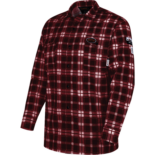 5780 Flame-Gard&reg; 100% Cotton Safety Shirt, Small, Multi-Colour Oxford Builders Supplies Inc