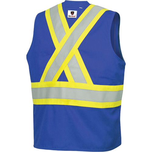 7730 Veste r&eacute;sistante aux arcs &eacute;lectriques FR-Tech, Petit, Bleu royal, 10 cal/cm² Oxford Builders Supplies Inc