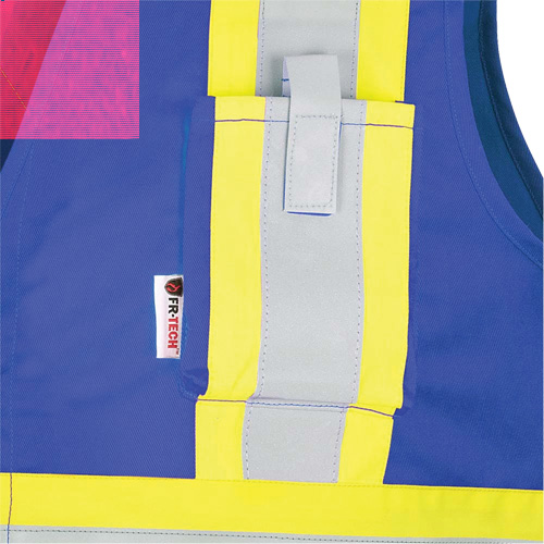 7730 Veste r&eacute;sistante aux arcs &eacute;lectriques FR-Tech, Petit, Bleu royal, 10 cal/cm² Oxford Builders Supplies Inc