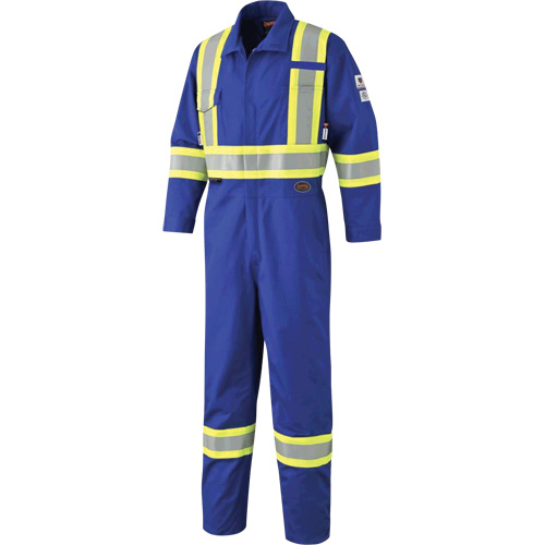 7704 Combinaison &agrave; haute visibilit&eacute; FR-Tech, Taille 42, Bleu royal, 10 cal/cm²/9,7 cal/cm² Oxford Builders Supplies Inc
