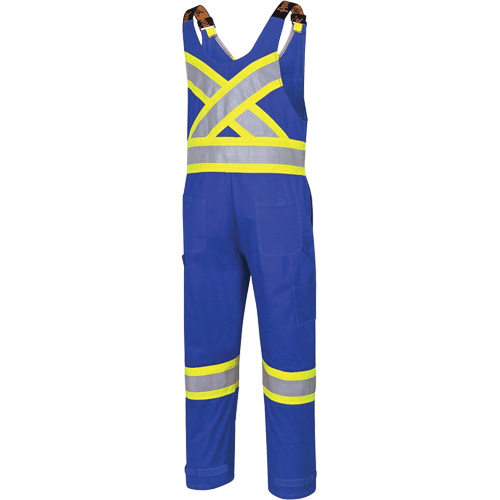 7714 FR-Tech&reg; Flame-Resistant Overalls, Small, Royal Blue Oxford Builders Supplies Inc