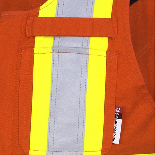 7712 Combinaison ignifuge FR-Tech, Petit, Orange haute visibilit&eacute; Oxford Builders Supplies Inc
