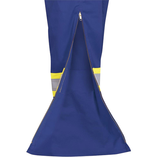7706 Combinaison ignifuge FR-Tech avec fermetures &agrave; glissi&egrave;re aux jambes, Taille 36, Bleu royal, 9,7 cal/cm² Oxford Builders Supplies Inc