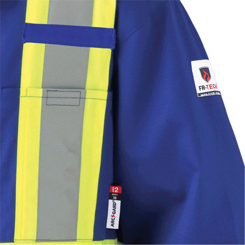 7706T Combinaison ignifuge FR-Tech avec fermetures &agrave; glissi&egrave;re aux jambes, Taille 40 (grand taille), Bleu royal, 9,7 cal/cm² Oxford Builders Supplies Inc