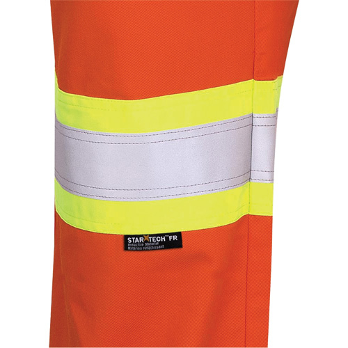 7763 FR-Tech&reg; 88/12 Arc Rated High-Visibility Safety Pants, 32, x 34, High Visibility Orange, 9.7 cal/cm² Oxford Builders Supplies Inc