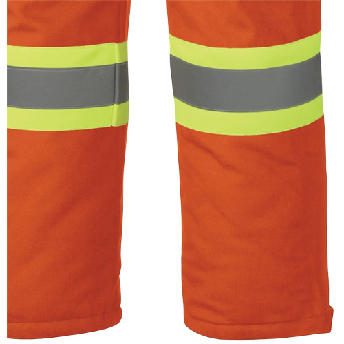 5534A Combinaison de s&eacute;curit&eacute; matelass&eacute;e ignifuge, Petit, Orange Oxford Builders Supplies Inc