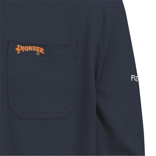 339SFA Flame-Resistant Long-Sleeved Safety Shirt, Small, High Visibility Orange Oxford Builders Supplies Inc