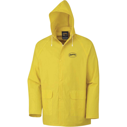 577J Veste imperm&eacute;able, Polyester/PVC, Petit, Jaune Oxford Builders Supplies Inc