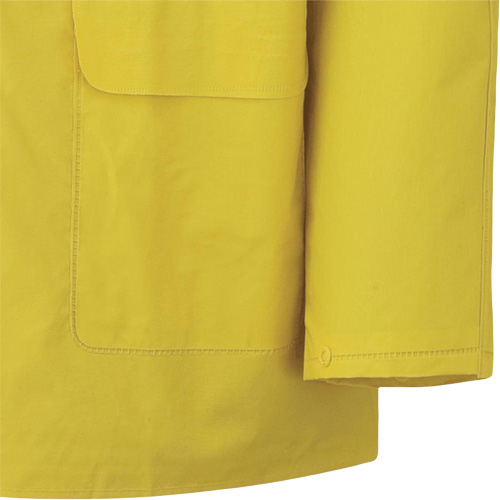 577J Veste imperm&eacute;able, Polyester/PVC, Petit, Jaune Oxford Builders Supplies Inc