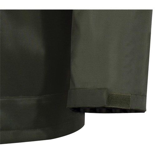D8120J Manteau &agrave; capuchon ind&eacute;chirable Nailhead pour planteur d'arbres, Polyester/PVC, T-petit, Vert Oxford Builders Supplies Inc