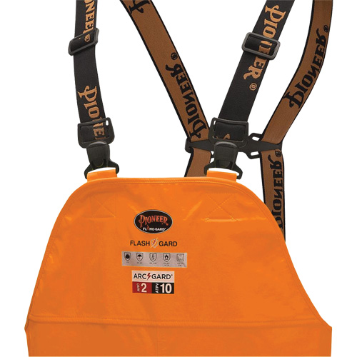 5882 FR/Arc-Rated Waterproof Safety Bib Pants, X-Small, High Visibility Orange Oxford Builders Supplies Inc
