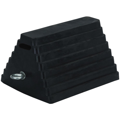 298 Cale de roue double face, 6" x 8", Noir Oxford Builders Supplies Inc
