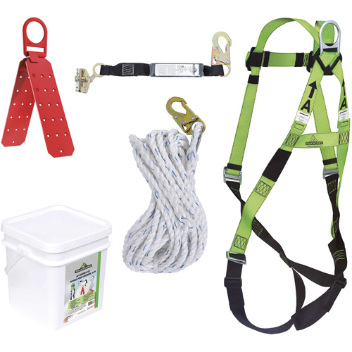 RK2-50 Ensemble de protection contre les chutes s&eacute;rie Contractor, Trousses pour couvreur de toit Oxford Builders Supplies Inc