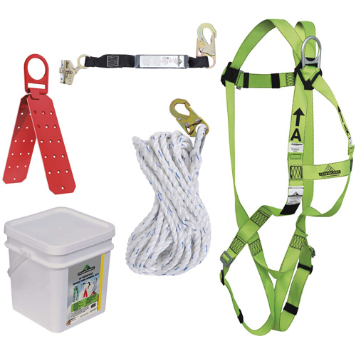 RK4-50 Compliance Fall Protection Kit, Roofer's Kit Oxford Builders Supplies Inc