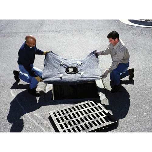 Recycled Ultra-Drain Guard&reg; Catch Basin Insert, Oil & Sediment, 48" L x 36" W Oxford Builders Supplies Inc