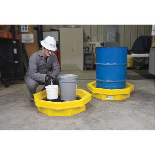 Ultra-Drum Tray sans grille, 32" lo x 32" la x 8,1" h, Cap. de d&eacute;versement 22,8 gal. US Oxford Builders Supplies Inc