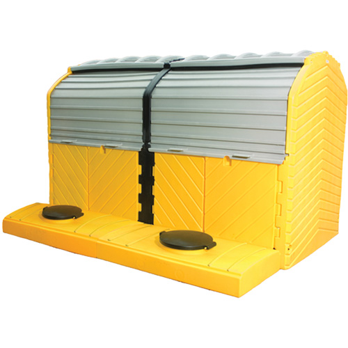 Extender Kit without Drain for Ultra-Hard Top Spill Pallets&reg;, 64" L x 79" W x 62" H, 9000 lbs. Load Capacity Oxford Builders Supplies Inc