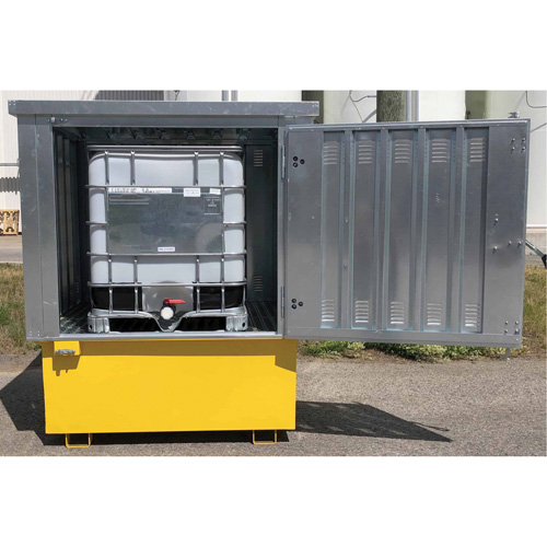 Couvercle rigide en acier Ultra-IBC, 71,1" lo x 83,1" la x 66,3" h, Capacit&eacute; de charge 5640 lb Oxford Builders Supplies Inc