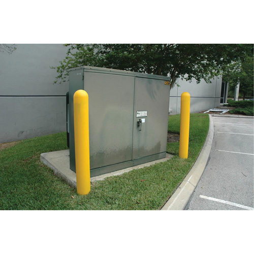 Ultra-Post Protector, 4" dia. x 52" l, Jaune Oxford Builders Supplies Inc