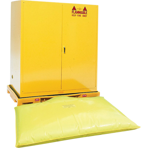 Double Drum Ultra-Safety Cabinet Bladder System&reg;, 63" L x 38.5" W x 6.3" H, 3000 lbs. Load Capacity Oxford Builders Supplies Inc