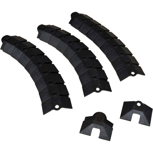 Grand Ultra-Sidewinder Cable Protection System avec capuchons, 34" x 13,6" x 2,1", 260 lb (0,13 tonnes) Oxford Builders Supplies Inc