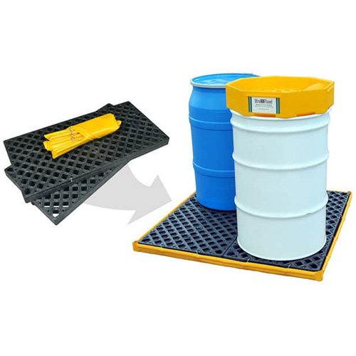Ultra-Spill Deck flexible, &agrave; vessie, 4 barils, Capacit&eacute; de d&eacute;versement 110 gal. US, 51" x 48" x 5" Oxford Builders Supplies Inc