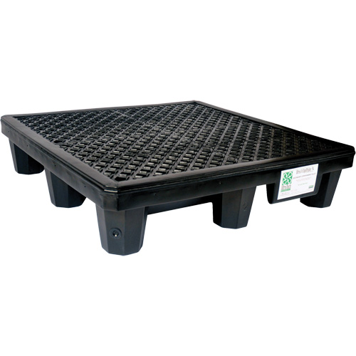 4-Drum Economy Ultra-Spill Pallet&reg;, 66 US gal. Spill Capacity, 53" x 53" x 11.8" Oxford Builders Supplies Inc