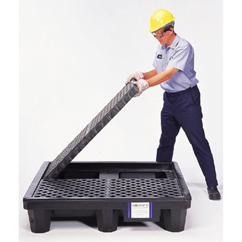 4-Drum Economy Ultra-Spill Pallet&reg;, 66 US gal. Spill Capacity, 53" x 53" x 11.8" Oxford Builders Supplies Inc