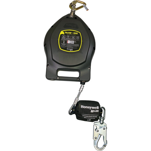 Falcon+ Edge Self-Retracting Lifeline, 50', Galvanized Steel, Swivel Oxford Builders Supplies Inc