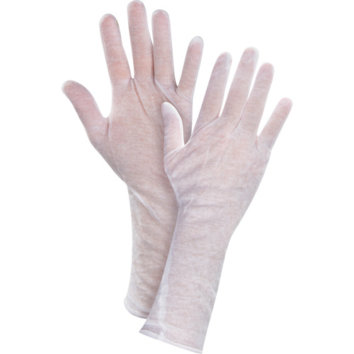 Gants d'inspection l&eacute;gers, Poly/coton, Poignet &agrave; ourlet, Hommes Oxford Builders Supplies Inc