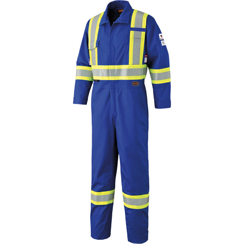 7704T Combinaison anti-arc &eacute;lectrique FR-Tech, Taille 40 (grand taille), Bleu royal, 10 cal/cm² Oxford Builders Supplies Inc